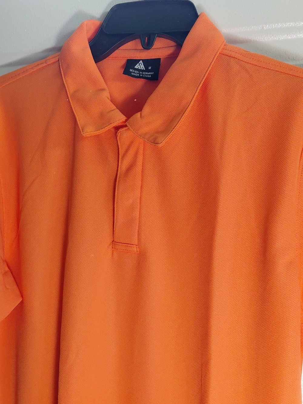 ZITY Men's Orange and Green Moisture Transfer  Polo Shirts  Set Size Medium